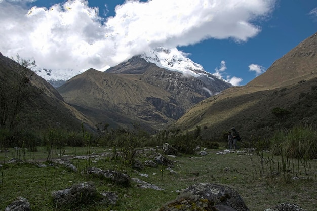 Uma vista perto da Lagoa 69 Huaraz
