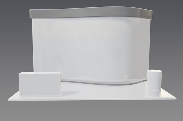 Uma vitrine branca com uma placa branca que diz "a palavra" nela.