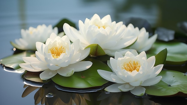 Umarmt schöne Lotusblumen mit Zärtlichkeit