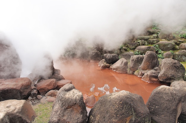 Umi Jigoku (Inferno) em Beppu, Oita-shi