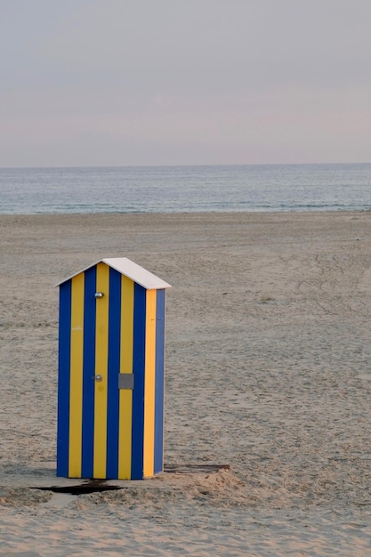 Foto umkleidekabine am strand