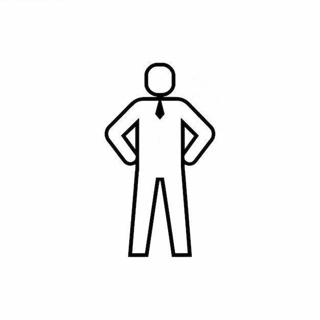 Umriss-Icon-Mann