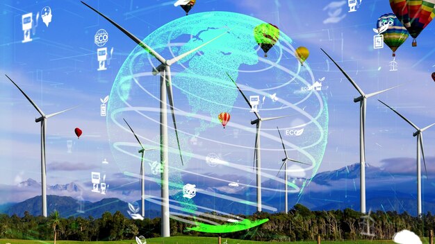 Umweltschutztechnologie und Annäherung an globale nachhaltige ESG