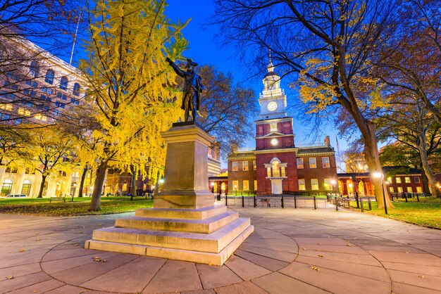 Foto unabhängigkeitshalle in philadelphia