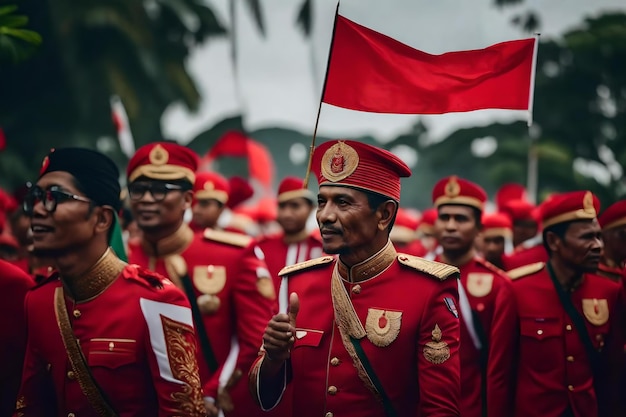 Foto unabhängigkeitstag von indonesien