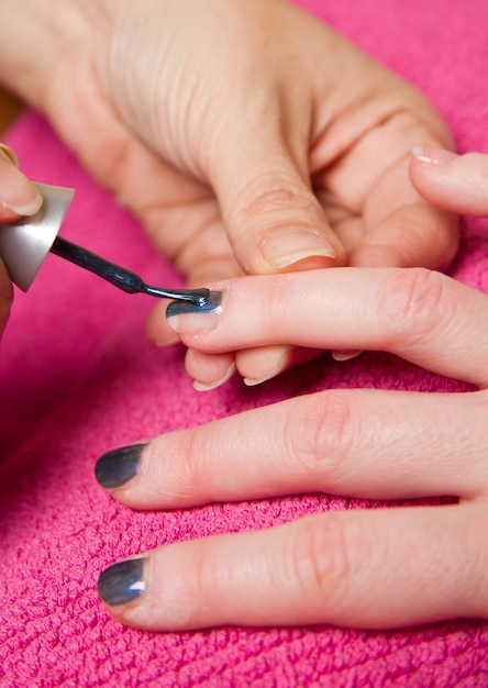 uñas de manicura