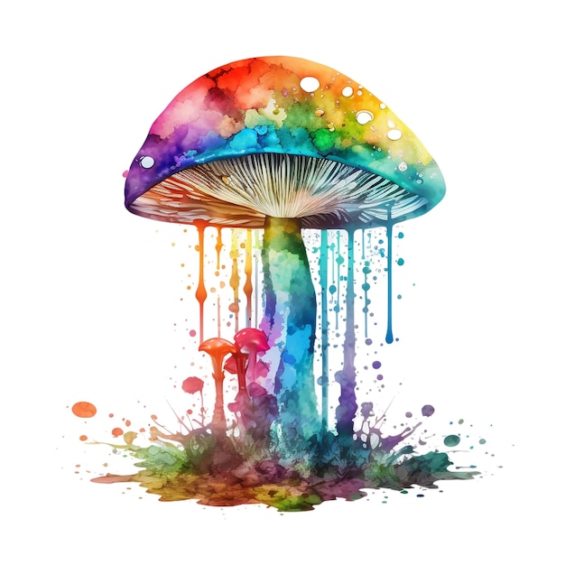 Unbenanntes Design Rainbow_coloured_Mushroom 3