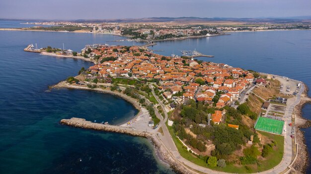 Foto unesco-erbe-landmarke der alten stadt nessebar