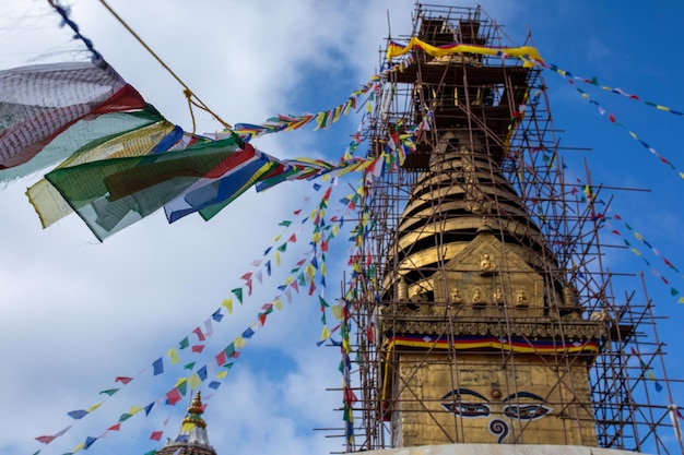 UNESCO-Weltkulturerbe Swyambhunath Stupa Kathmandu Nepal