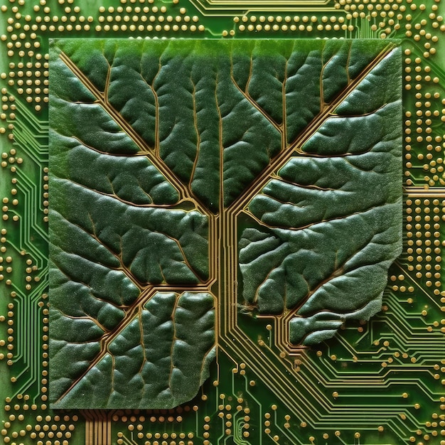 união da tecnologia e da natureza