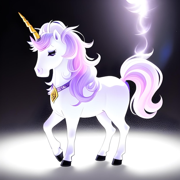 Un unicornio chibi