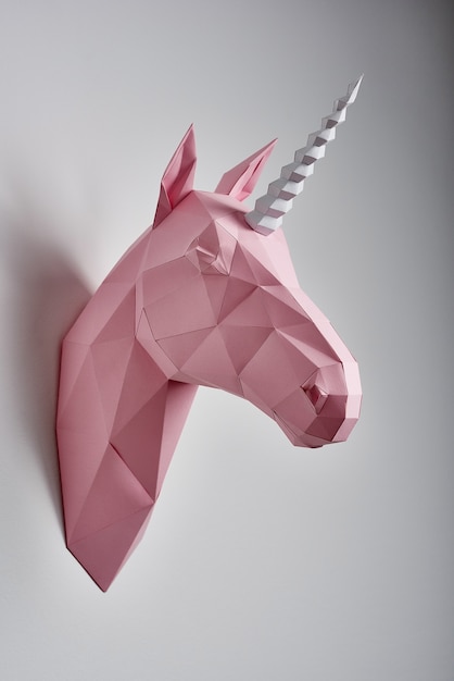 unicornio de papel