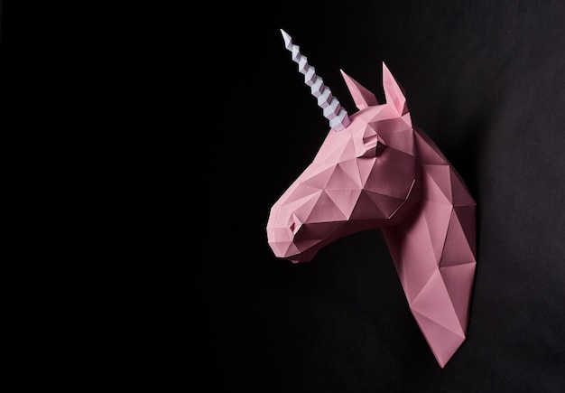 unicornio de papel