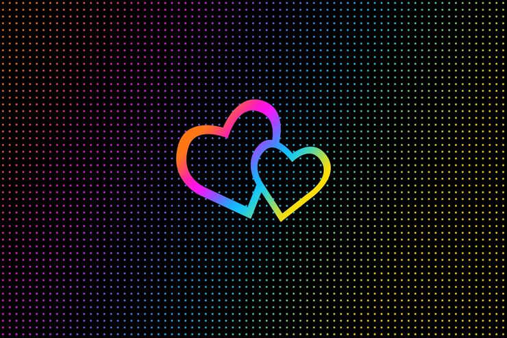 Foto unidad amor juntos y asociación de diversidad como forma de corazones conectados