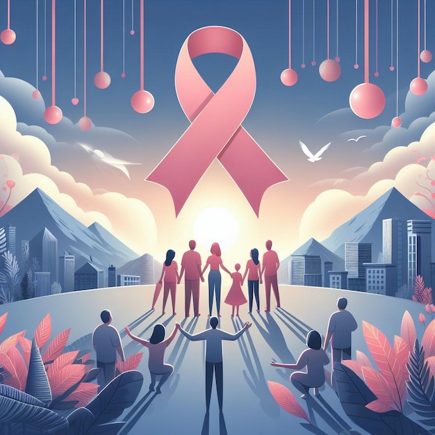 Unidad contra el cáncer Día Mundial del Cáncer Imágenes del Día del Cancer Concienciación sobre el Cáncer