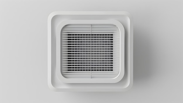 Foto unidad moderna de control climático de hvac blanca para una regulación eficiente de la temperatura interior