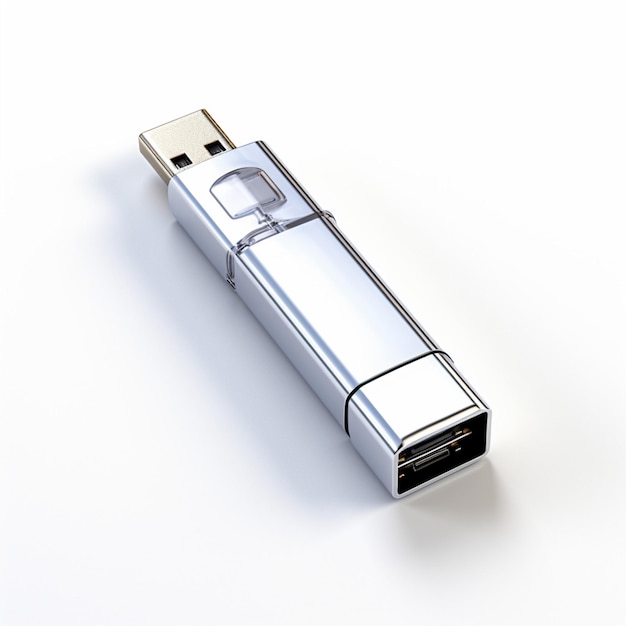 unidad USB con fondo blanco de alta calidad ultra