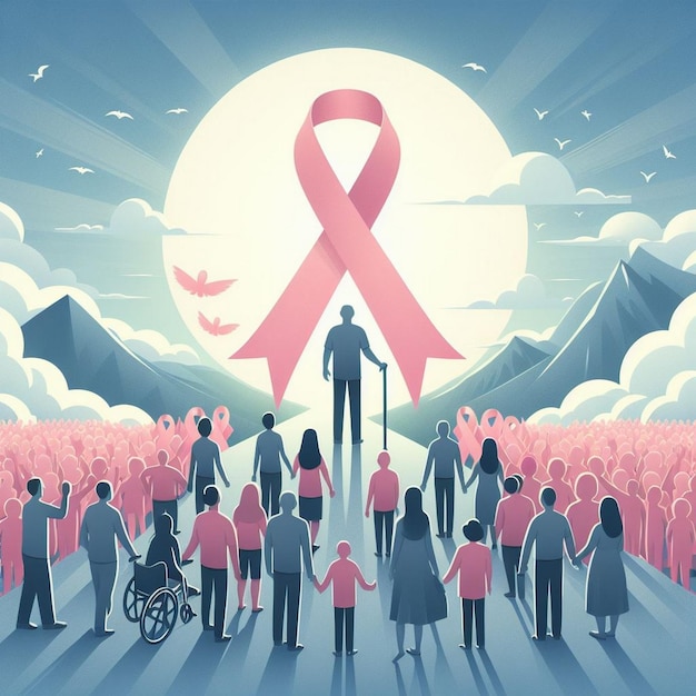Unidade contra o câncer Dia Mundial do Câncer Imagens do Dia do Cáncer Conscientização sobre o Câncer