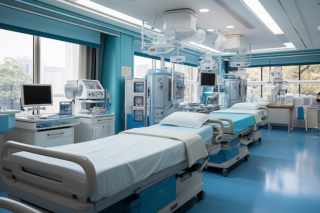 Unidade de cuidados intensivos do hospital