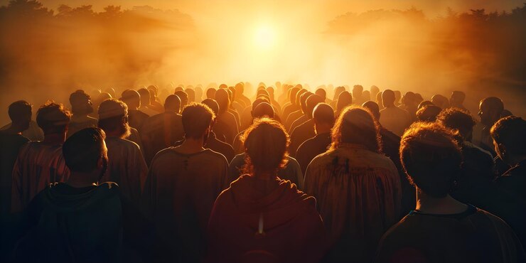 Foto unidade e espiritualidade a reunião religiosa de jesus e seus apóstolos conceito reunião religiosa unidade espiritualidade jesus apóstolos