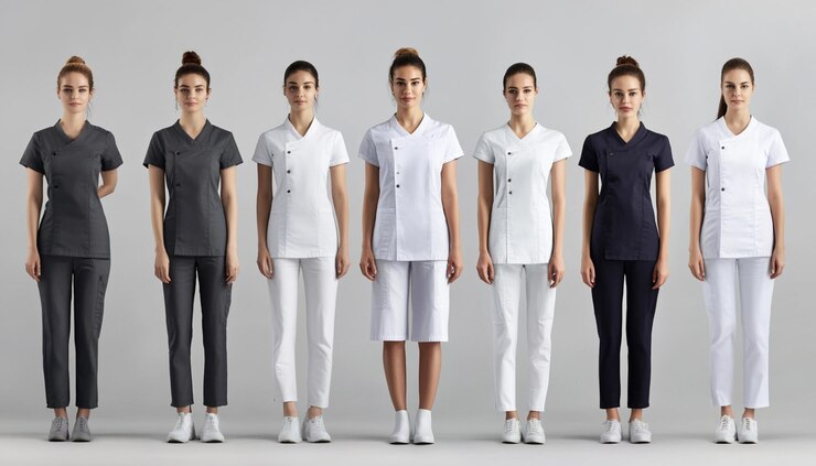 Los uniformes del equipo médico están diseñados para parecerse a una enfermera.