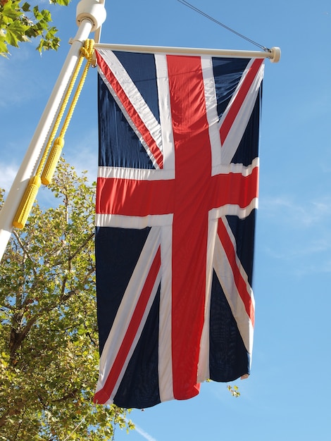 Union jack de la bandera del Reino Unido