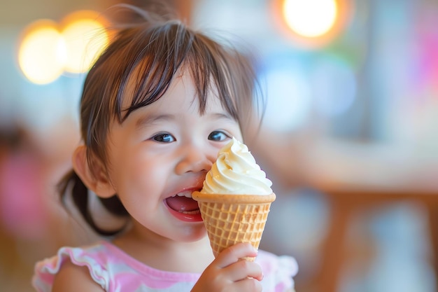 Unique helado asiático para bebés Generate Ai