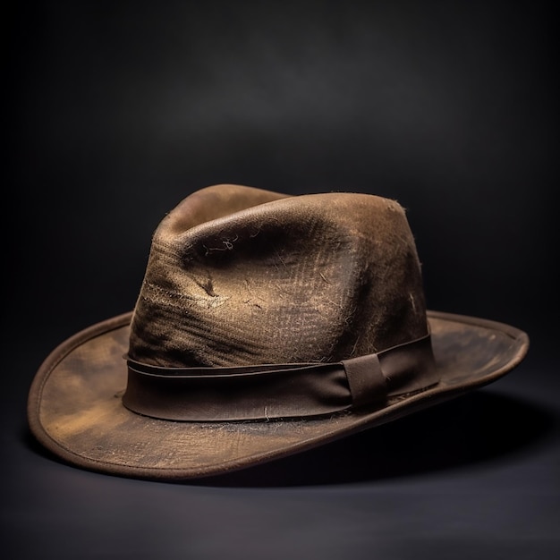 Unisex-Fedora-Hut mit breiter Krempe