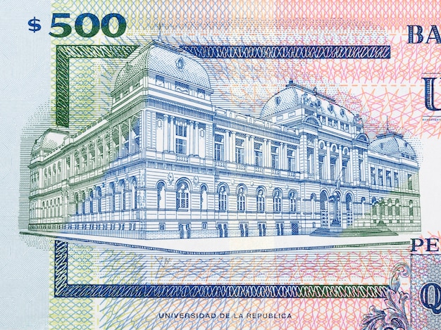 Universidad de Montevideo de dinero uruguayo