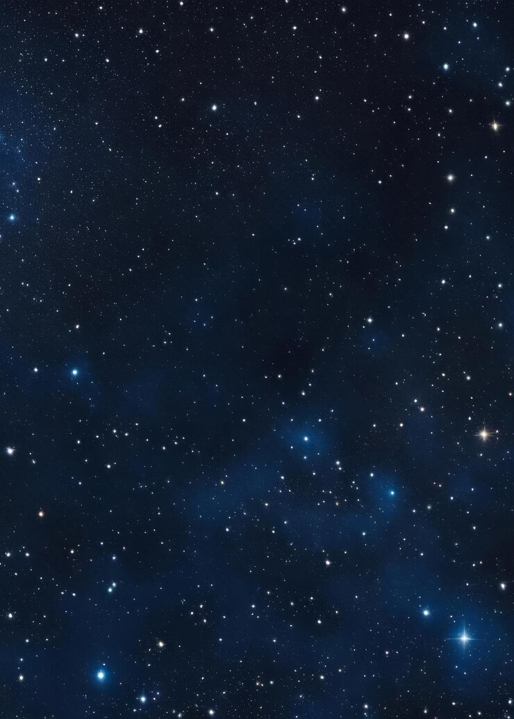Universo del cielo nocturno profundo con estrellas nebulosa y galaxia