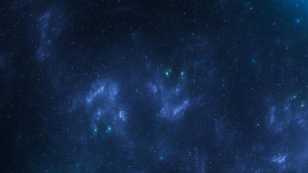 Universo de fundo Star Galaxy Space, cosmos roxo da noite da nebulosa do céu mágico. Poeira estelar de cor estrelada azul galáxia cósmica. Luz profunda escura do futuro infinito da galáxia abstrata azul. renderização 3D