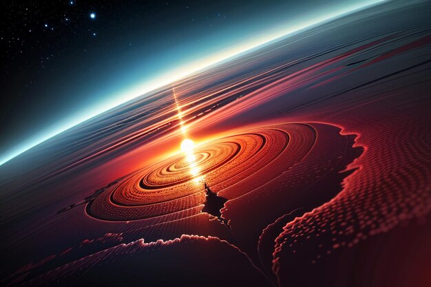 Foto universo planeta espaço galáxia buraco negro sistema solar via láctea papel de parede fundo ilustração