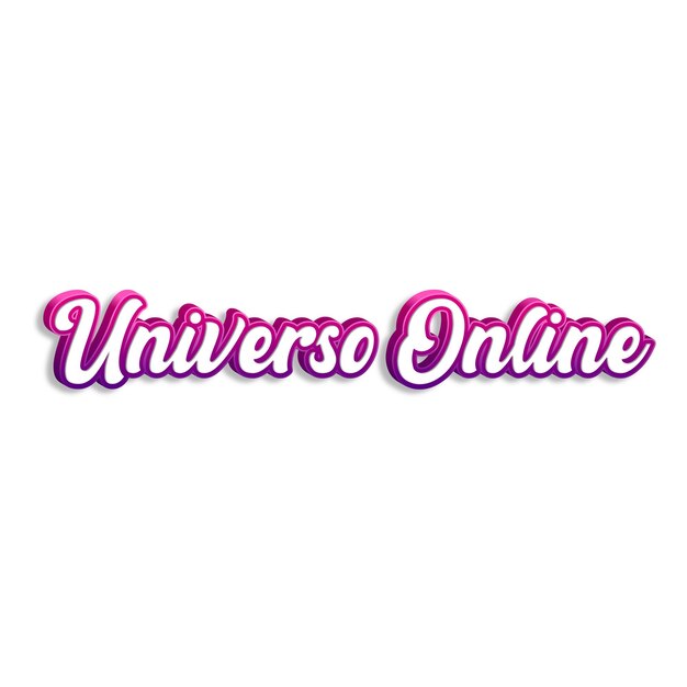 Foto universoonline tipografía diseño 3d amarillo rosa blanco fondo foto jpg