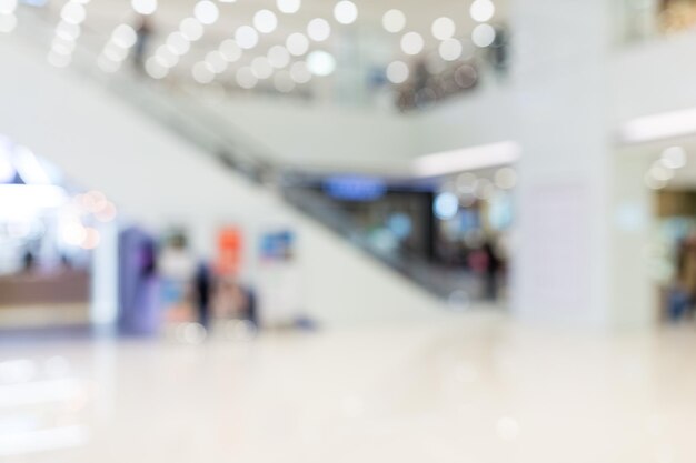 Unschärfe-Shop mit Bokeh-Hintergrund