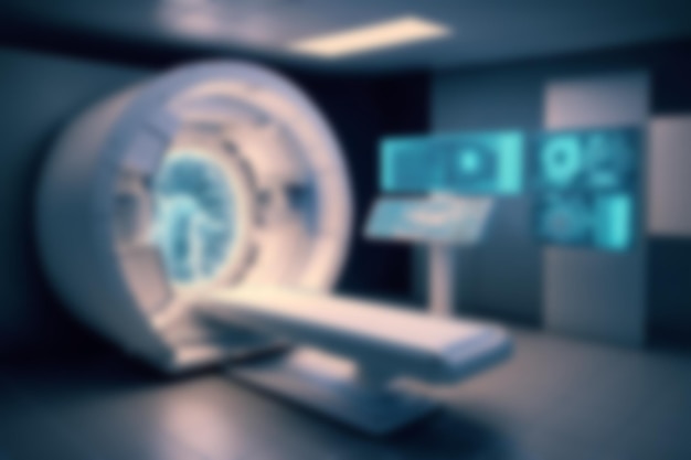 Foto unscharfer hintergrund ct-scanner