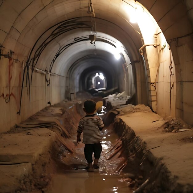 unterirdische Tunnel in Gaza