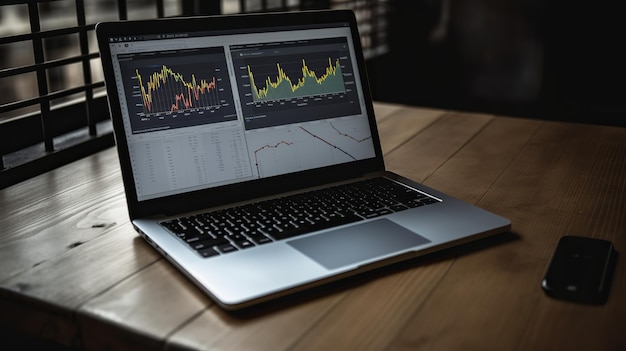 Unternehmenskommunikation, digitales Marketing-Technologiekonzept, Geschäftsstrategiekonzept, Diagramm zur Datenanalyse der Geschäftsfinanzierung, Computertechnologiekonzept, Finanzdiagramm