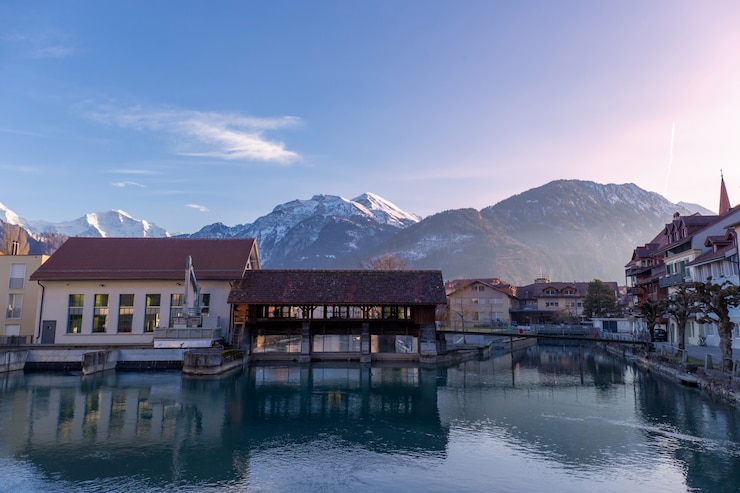 Foto unterseen, suiza