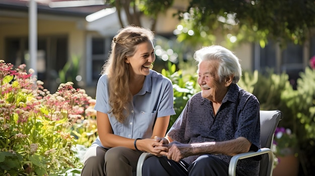 Unterstützung des Wohlbefindens älterer Menschen