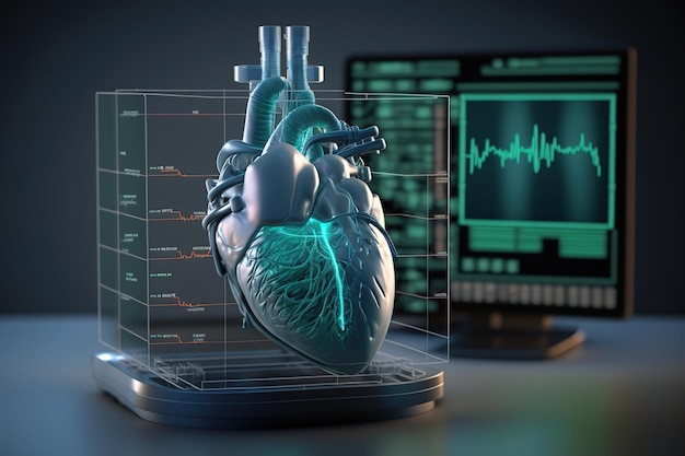 Untersuchung des menschlichen Herzkranzgefäßproblems Generative KI