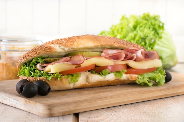 Unterwasser-Sandwich