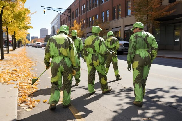 Urban Leaf Whisperers verschmelzen kunstvoll mit dem Betondschungel