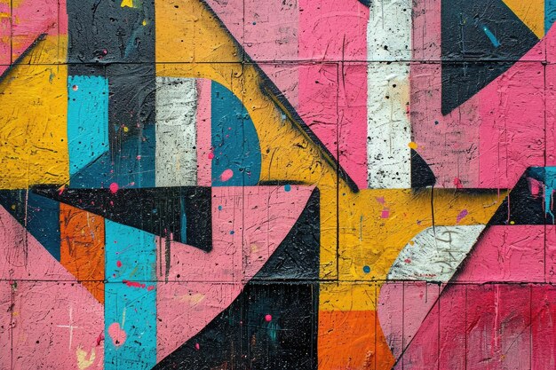 Urbane Kunst abstrakte Graffiti-Muster
