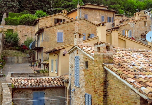 Urbino Casas de la ciudad vieja