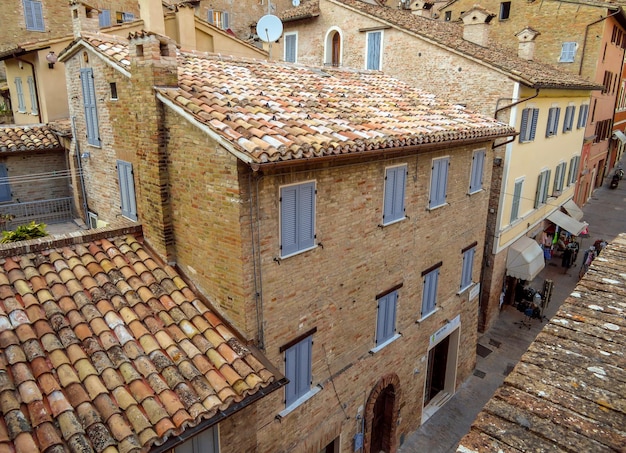 Urbino Casas de la ciudad vieja