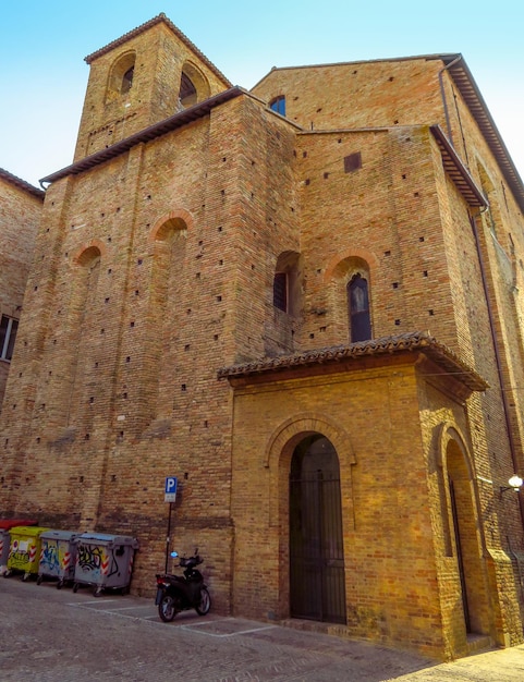 Urbino Häuser der alten Stadt