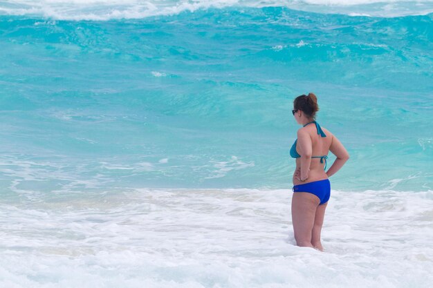 Urlaub am Strand des Karibischen Meeres.