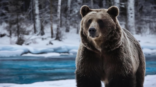 Urso castanho da Sibéria