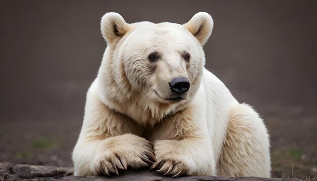 Urso isolado em fundo branco