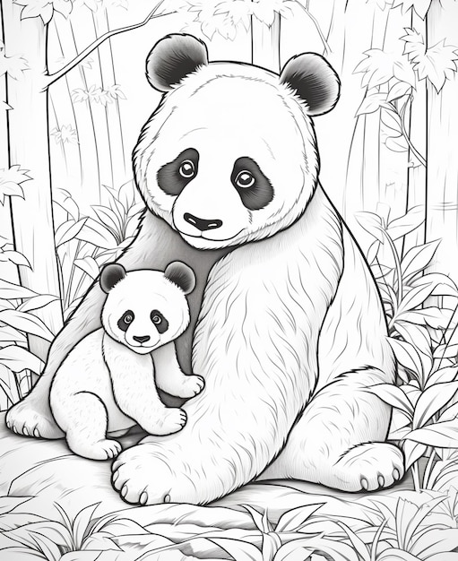 Página 2  Desenhos Urso Panda Colorir Imagens – Download Grátis no Freepik